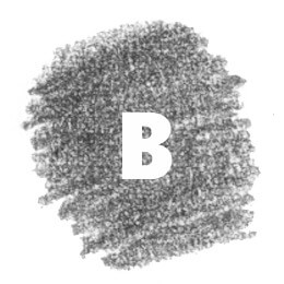 grafitna olovka B piktogram