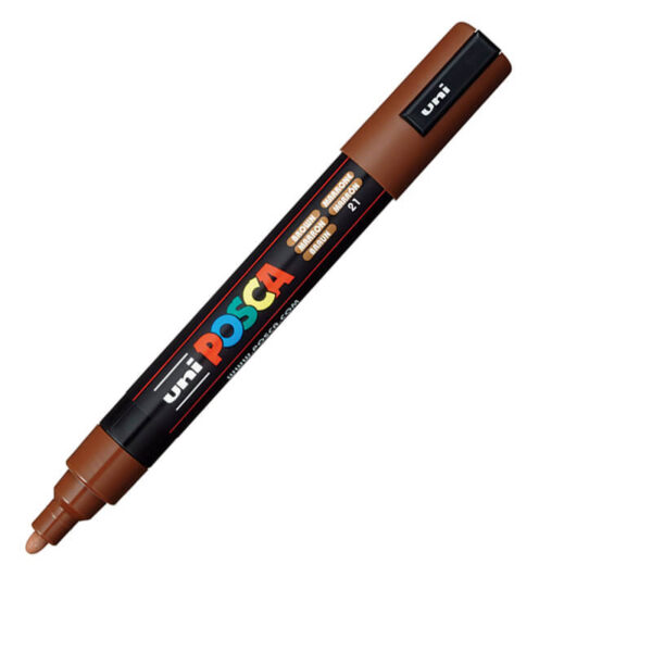 UNI akrilni marker PC-5M Posca 1.8-2.5 mm braon