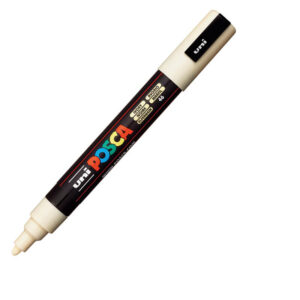 UNI akrilni marker PC-5M Posca 1.8-2.5 mm fluo boja slonovace