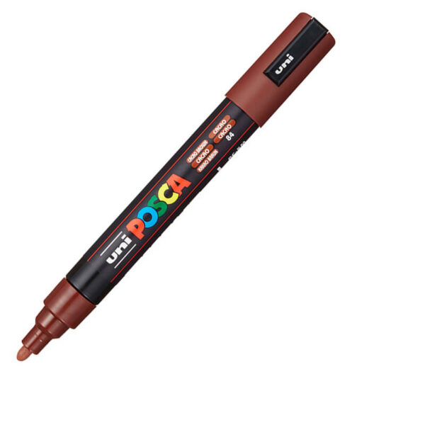 UNI akrilni marker PC-5M Posca 1.8-2.5 mm kakao braon