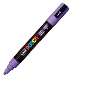 UNI akrilni marker PC-5M Posca 1.8-2.5 mm lila
