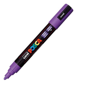 UNI akrilni marker PC-5M Posca 1.8-2.5 mm ljubicasta