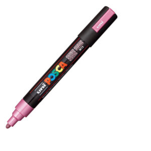 UNI akrilni marker PC-5M Posca 1.8-2.5 mm metalik roze