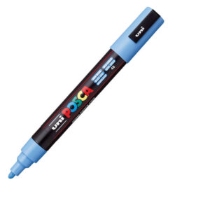 UNI akrilni marker PC-5M Posca 1.8-2.5 mm neo plava