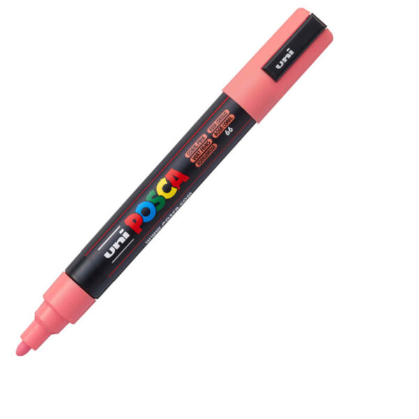 UNI akrilni marker PC-5M Posca 1.8-2.5 mm koralno roze