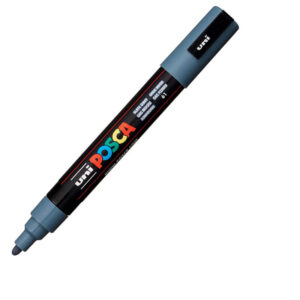 UNI akrilni marker PC-5M Posca 1.8-2.5 mm skriljasto siva