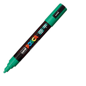UNI akrilni marker PC-5M Posca 1.8-2.5 mm zelena