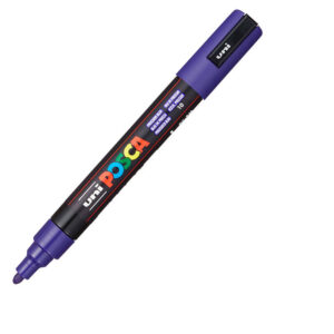 UNI akrilni marker PC-5M Posca 1.8-2.5 mm prusko plava