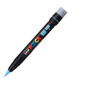 UNI akrilni marker PCF-350 Brush svetlo plavi POSCA