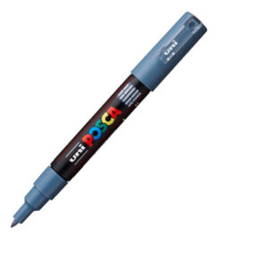 UNI akrilni marker PC-1M Posca 0.7 mm pepeljasto siva