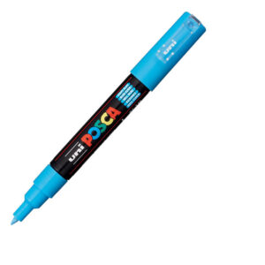 UNI akrilni marker PC-1M Posca 0.7 mm svetlo plavi