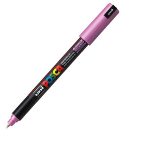 UNI akrilni marker PC-1MR Posca 0.7 mm metalik roze