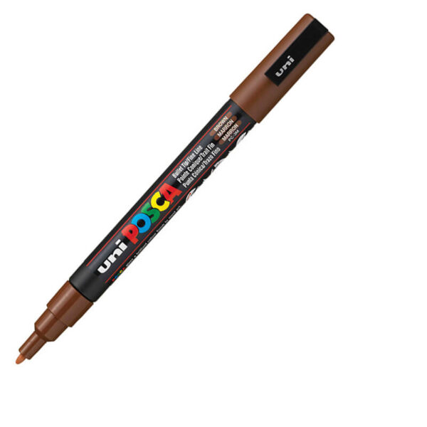 UNI akrilni marker PC-3M Posca 0.9-1.3 mm braon