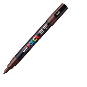 UNI akrilni marker PC-3M Posca 0.9-1.3 mm tamno braon
