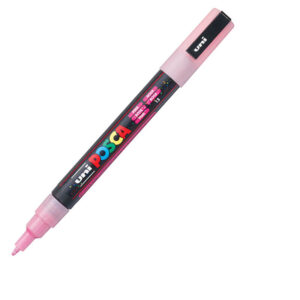 UNI akrilni marker PC-3M Posca 0.9-1.3 mm roze sljokice