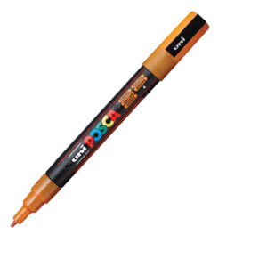 UNI akrilni marker PC-3M Posca 0.9-1.3 mm narandzasta sljokice