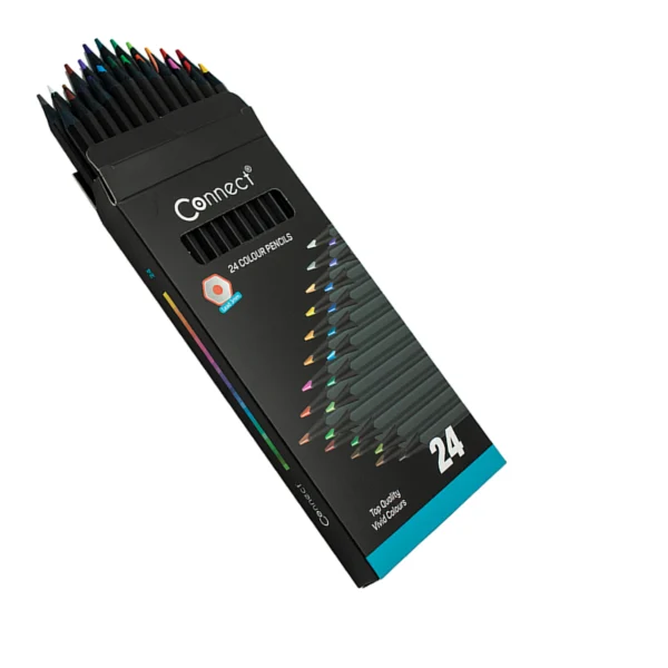 Drvene bojice set 24 (Black) | Connect - Image 2