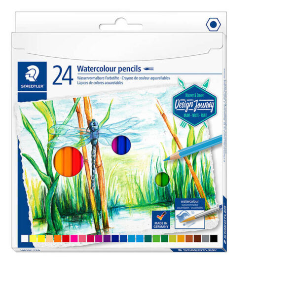 Akvarel drvene bojice set 24 (Design journey) | Staedtler 14610C-C24