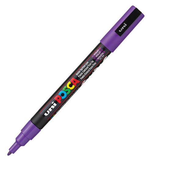 UNI Akrilni Marker POSCA 0.9-1.3mm (PC-3M Ljubičasta)