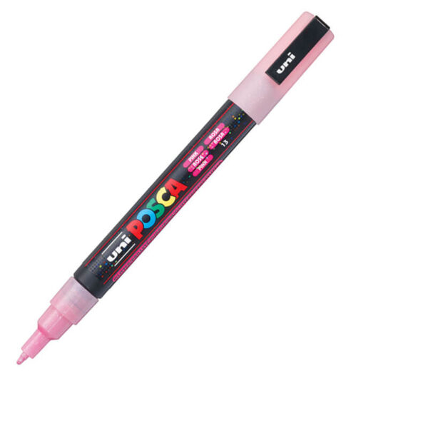 UNI Akrilni Marker POSCA 0.9-1.3mm (PC-3ML Roze šljokice)