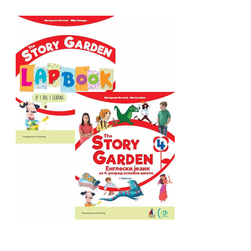 Engleski jezik 4 – Udžbenik i lapbook (The Story Garden 4) | Vulkan